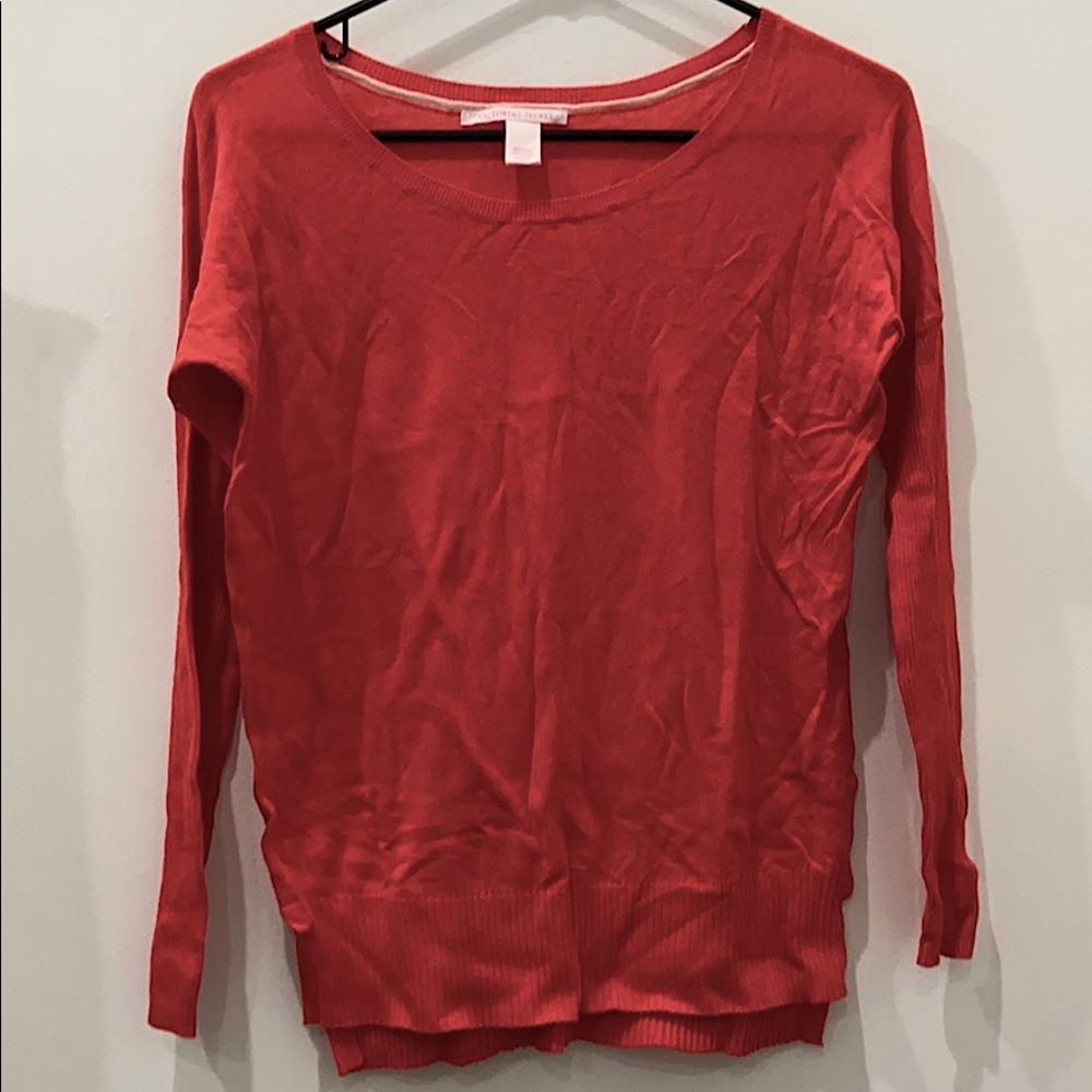 Victoria secret sweater coral